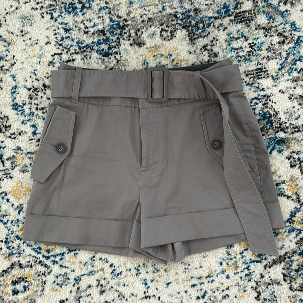 Grey Club Monaco Shorts with belt